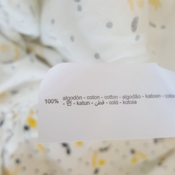 ZARA ! 100% Cotton Jumpsuit with flowers ( Medium ) - Picture 7 of 14